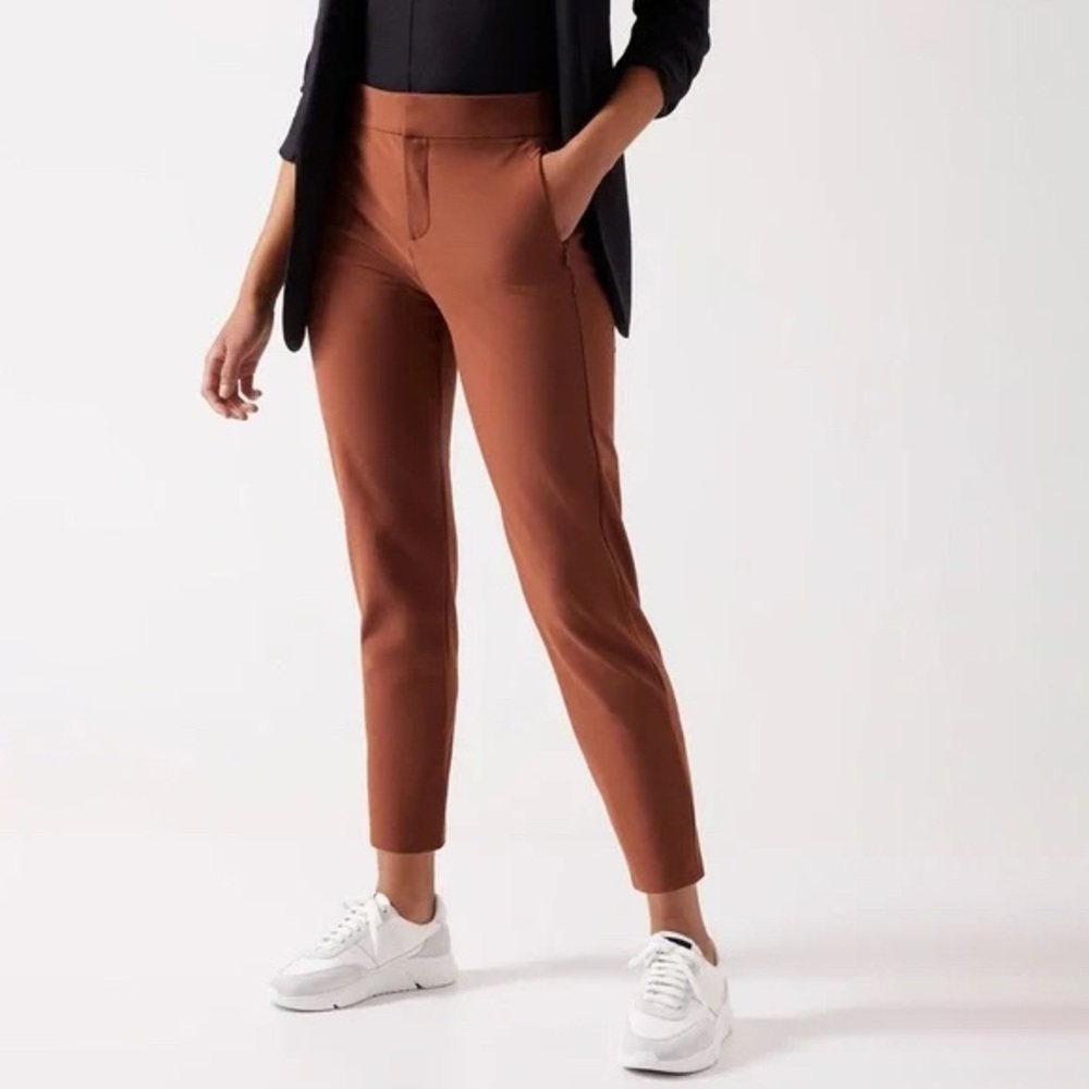 NWT Athleta US 6 Ancient Mahogany Stellar Skinny Trouser